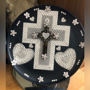 Crosses that my mom makes trying to help her sell.